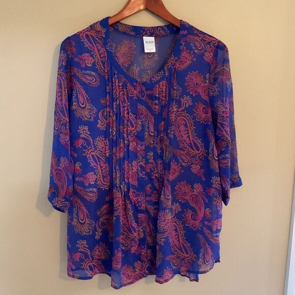NWOT BLAIR blouse size M - Picture 4 of 7